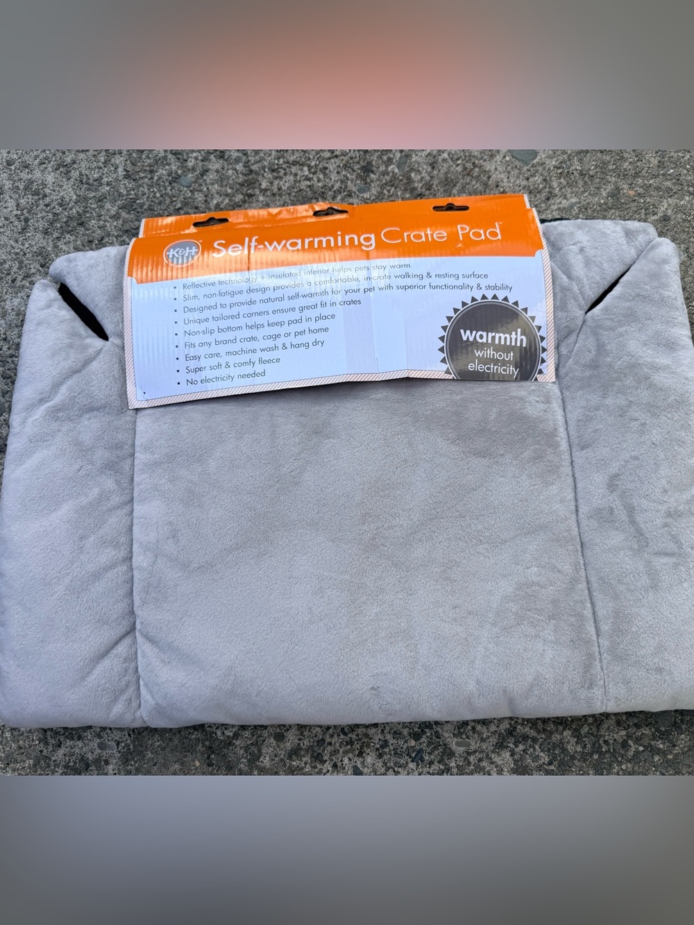 Self-warming Crate Pad